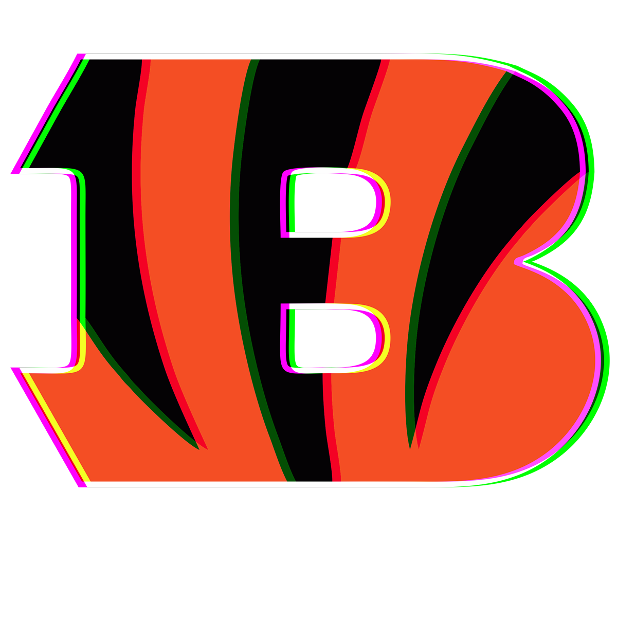 Phantom Cincinnati Bengals logo decal supplier